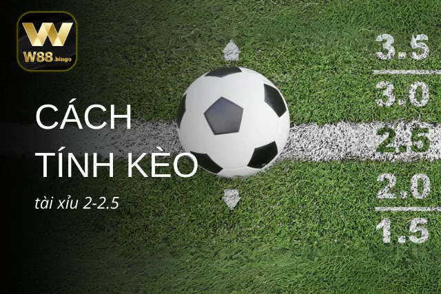 Cách tính kèo tài xỉu 2-2.5 không thể bỏ qua