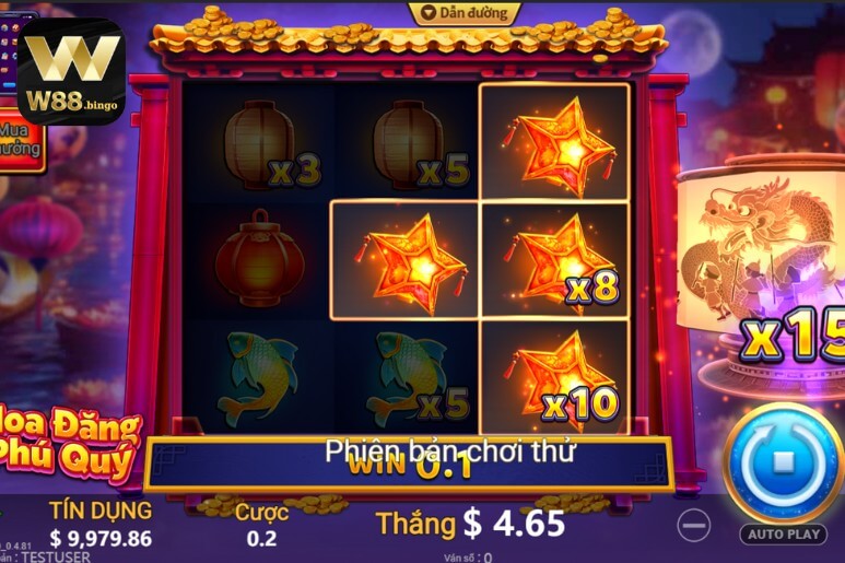 Hướng dẫn chơi nổ hũ hoa đăng